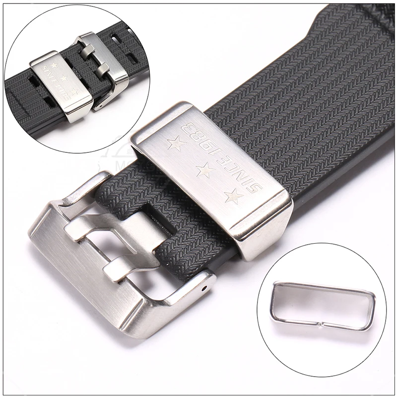 Stainless Steel Watch Clasp Buckle 18-24mm 4 Stainless Steel Watch Clasp Buckle 18-24mm - Image 4