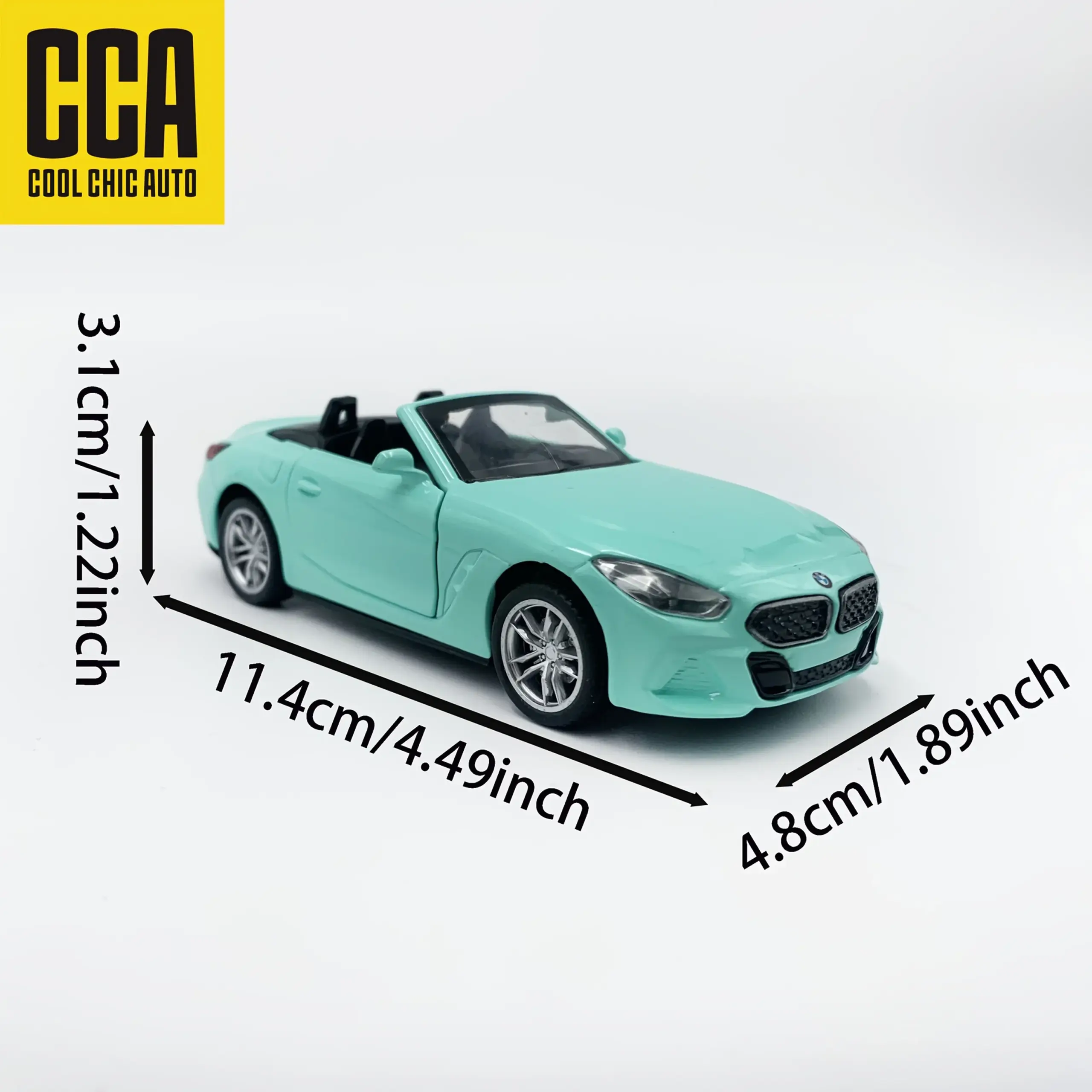 BMW Z4 M40i Die-Cast Model in Light Green 2 BMW Z4 M40i Die-Cast Model in Light Green - Image 2
