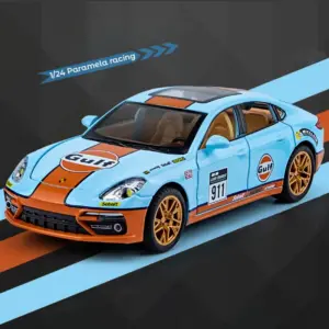Porsche Panamera GULF Diecast Model Car 1:24 13 Sd807d31ab6ba4569b633405f51d478555