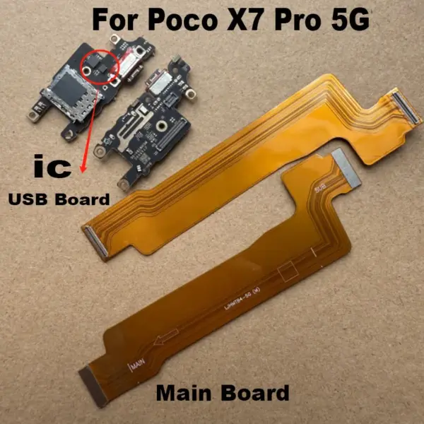 Replacement USB Charging Dock for Poco X7 PRO - Image 2