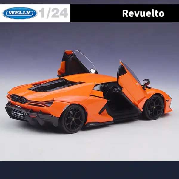 Lamborghini Revuelto 1:24 Scale Diecast Model - Image 5