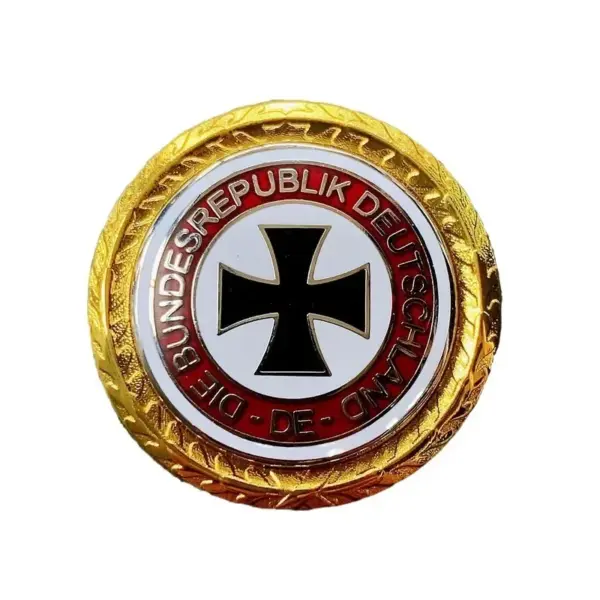 Prussian Maltese Cross Decorative Brooch Pin - Image 6