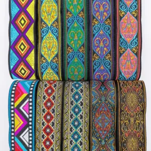 Vintage Ethnic Embroidery Ribbon 33mm 7 Meters 63 Sd9da4d3d6aaf485cbf0abf3b9240ad645