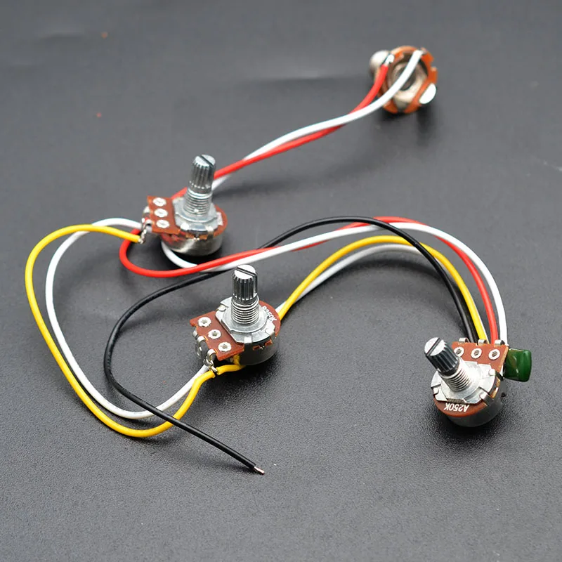 2V1T Jazz Bass Wiring Harness for JB Guitars 3 2V1T Jazz Bass Wiring Harness for JB Guitars - Image 3