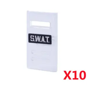 Military Action Figure Handheld Shield Set of 10