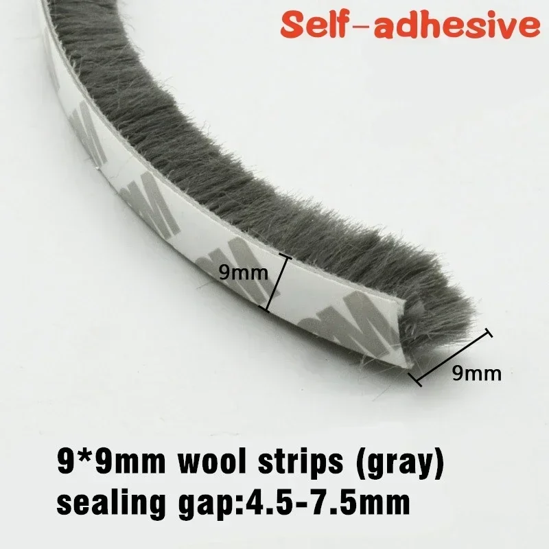 Self-Adhesive Brush Strip Weather Seal 5M/10M 23 Self-Adhesive Brush Strip Weather Seal 5M/10M - Image 23
