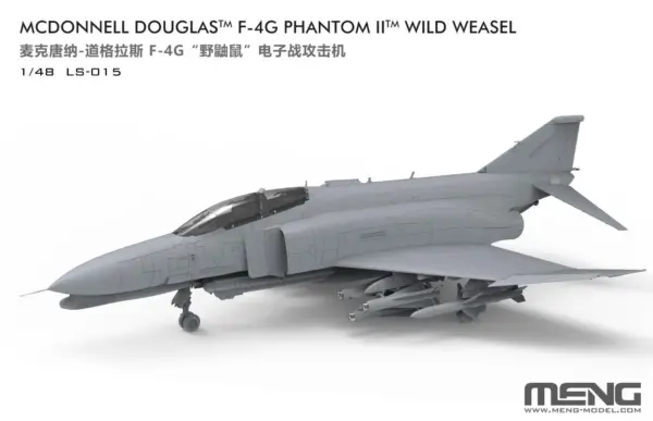 MENG LS-015 1/48 Scale F-4G Phantom II Model Kit - Image 2
