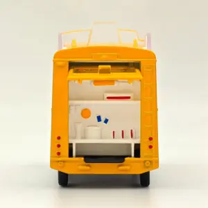 Retro Yellow Food Truck Diecast Model 1:43 8 Sdb736ea7b64f4b948fd39c6d1f325233X