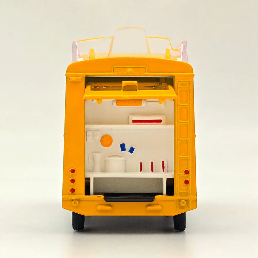 Retro Yellow Food Truck Diecast Model 1:43 4 Retro Yellow Food Truck Diecast Model 1:43 - Image 4