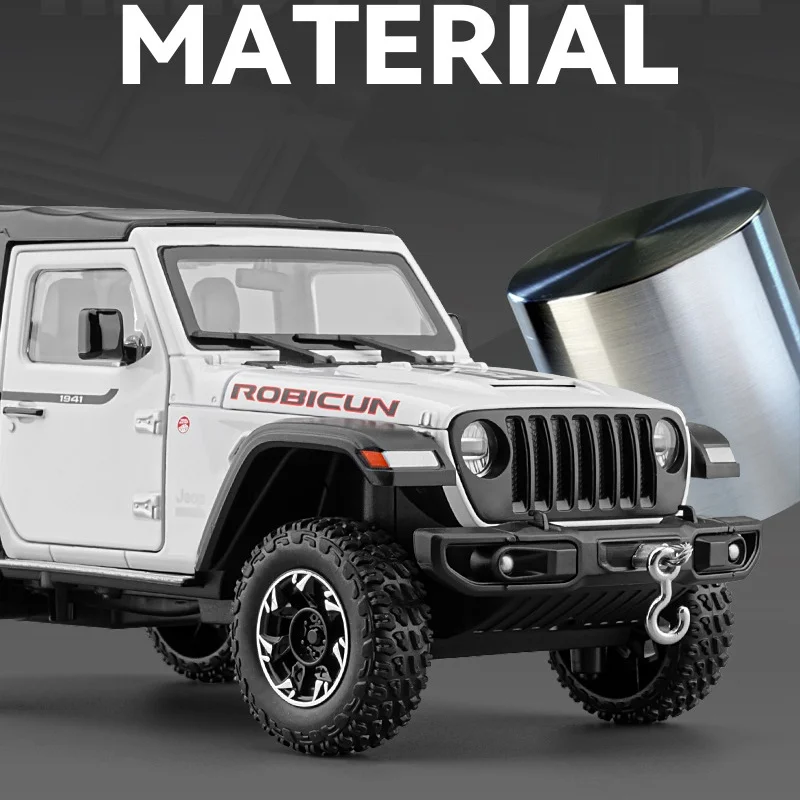 Wrangler Rubicon 1:24 Scale Diecast Model 2 Wrangler Rubicon 1:24 Scale Diecast Model - Image 2