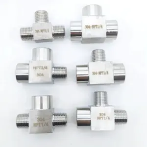304 Stainless Steel Tee Pipe Fitting Connectors 7 Sdc30872d6af646e3949542f183c3b3dcW