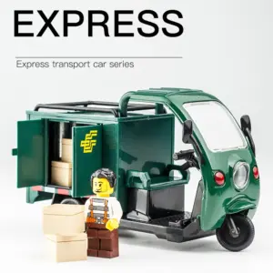 1/24 Diecast Green City Post Tricycle Model 11 Sdce1a28012a44a89bf6f9a5a8068728fw