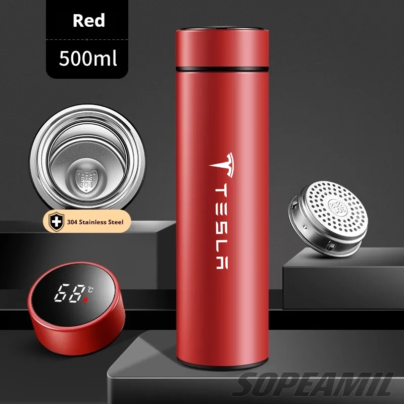 Tesla Thermos Mug with Temperature Display 8 Tesla Thermos Mug with Temperature Display - Image 8
