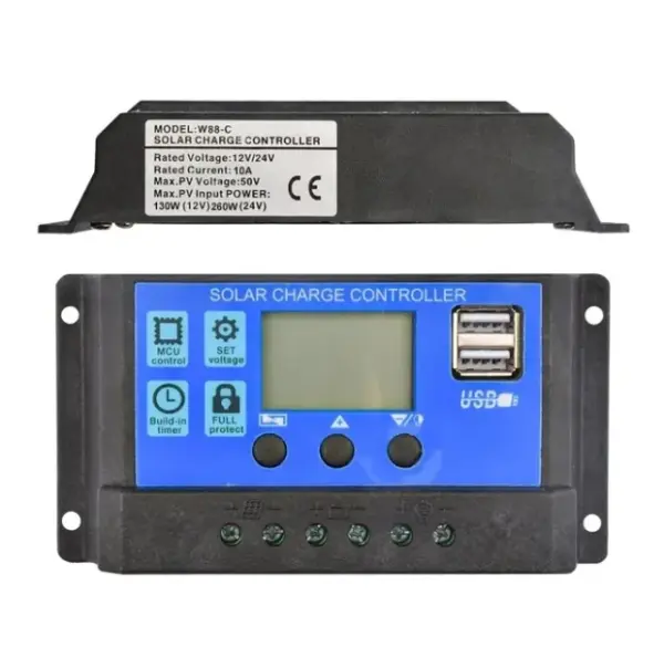 Solar Charge Controller 12V/24V 30A with Timer - Image 8