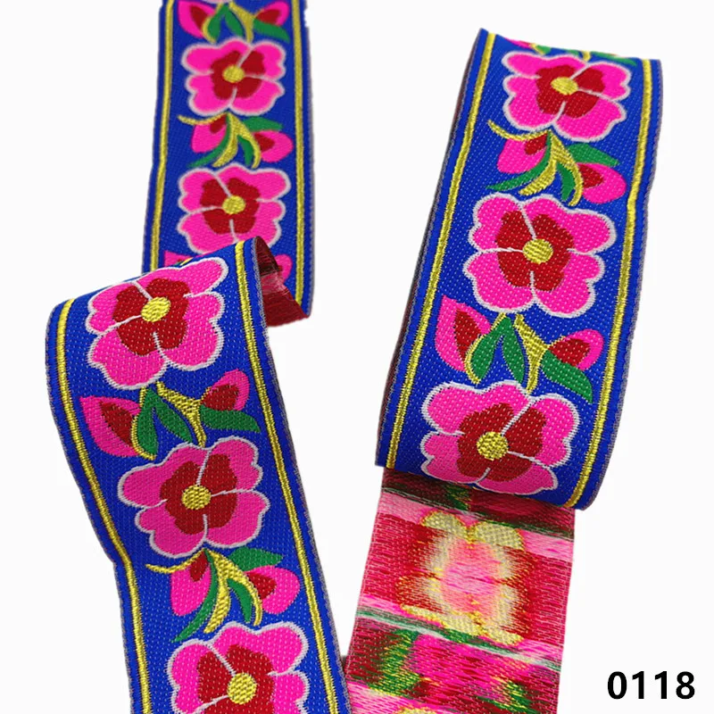 Vibrant 5cm Jacquard Ribbons - 7 Meters 27 Vibrant 5cm Jacquard Ribbons - 7 Meters - Image 27