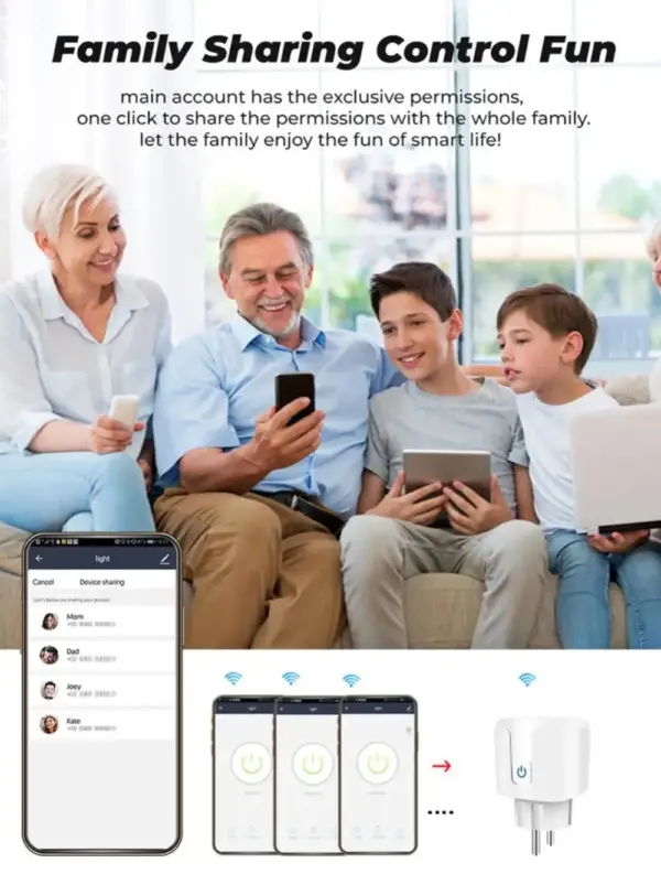 JSPTEC Tuya Zigbee Smart Plug EU 16A/20A - Image 5