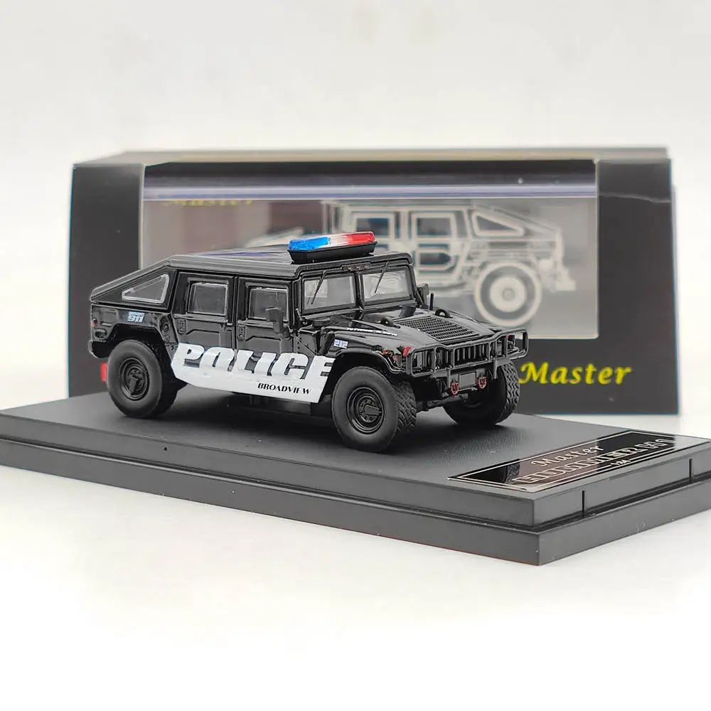 1/64 Hummer H1 Police Diecast Model Vehicle 2 1/64 Hummer H1 Police Diecast Model Vehicle - Image 2
