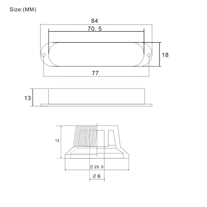 Silver Pickup Cover Set for SSS Electric Guitars 6 Silver Pickup Cover Set for SSS Electric Guitars - Image 6