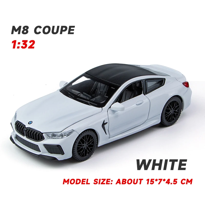 BMW M8 Diecast Model Car 1:32 Scale Black 9 BMW M8 Diecast Model Car 1:32 Scale Black - Image 9