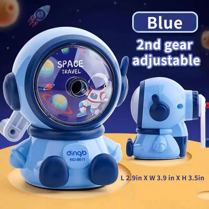 Astronaut Cartoon Manual Pencil Sharpener 7 Astronaut Cartoon Manual Pencil Sharpener - Image 7