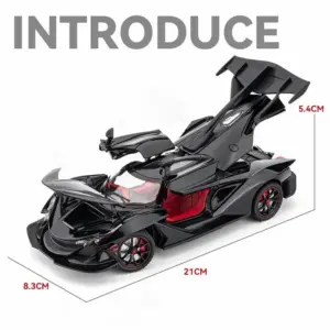 1:24 Apollo IE Die-Cast Model Supercar Black 10 Sdede5e6c886f4b1ca329ee46c269a876I
