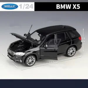 WELLY 1:24 White BMW X5 Diecast Model 12 Sdf132dac04154bbcaee16d459099bbdbh