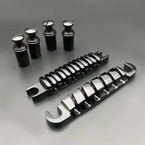 LP Style Guitar Bridge and Tailpiece Set 17 Sdf4cd78e4bd148efb6b1bda40218b30fJ