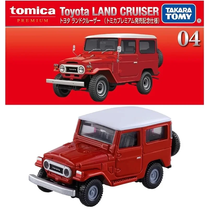 Toyota Land Cruiser SUV Diecast Models Red Yellow 3 Toyota Land Cruiser SUV Diecast Models Red Yellow - Image 3