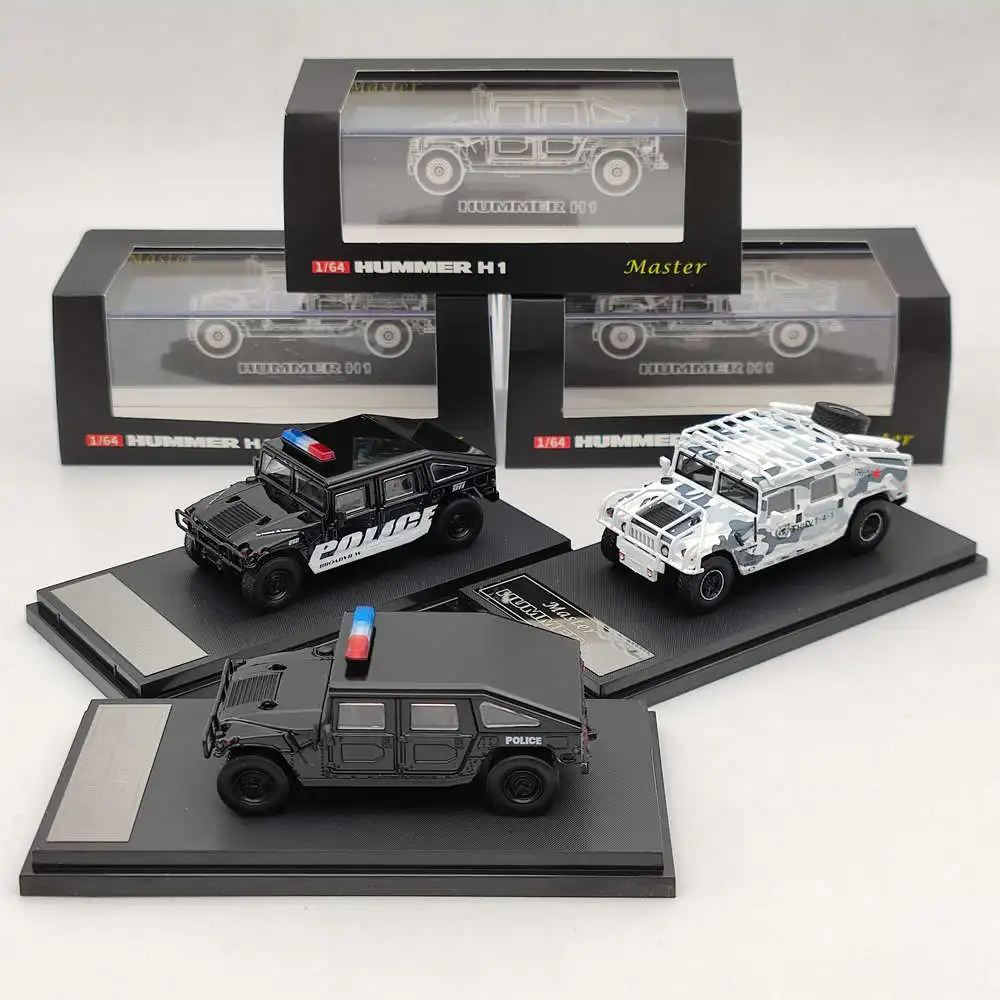 1/64 Hummer H1 Police Diecast Model Vehicle 6 1/64 Hummer H1 Police Diecast Model Vehicle - Image 6