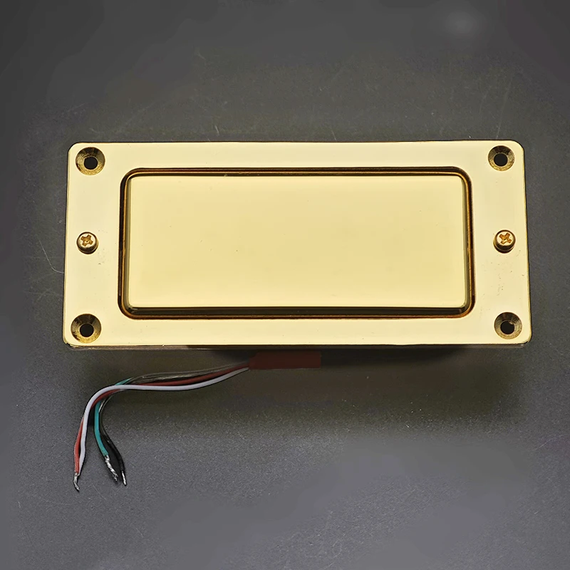Brass Cover Humbucker Pickup for 6 String Guitars 2 Brass Cover Humbucker Pickup for 6 String Guitars - Image 2