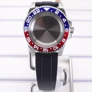 40mm Waterproof Watch Case with Rubber Strap 46 Se1bba486de0246ea8876315493f64a32Z