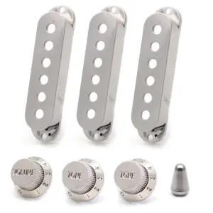 Silver Pickup Cover Set for SSS Electric Guitars 21 Se1d80c7448684932bfa677249888424cP