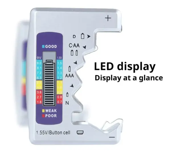 Digital Battery Tester for C D AA AAA 9V - Image 6