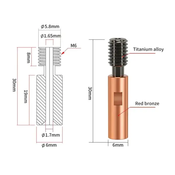 E3D V6 Enhanced Heatbreak and Heatsink Kit - Image 3