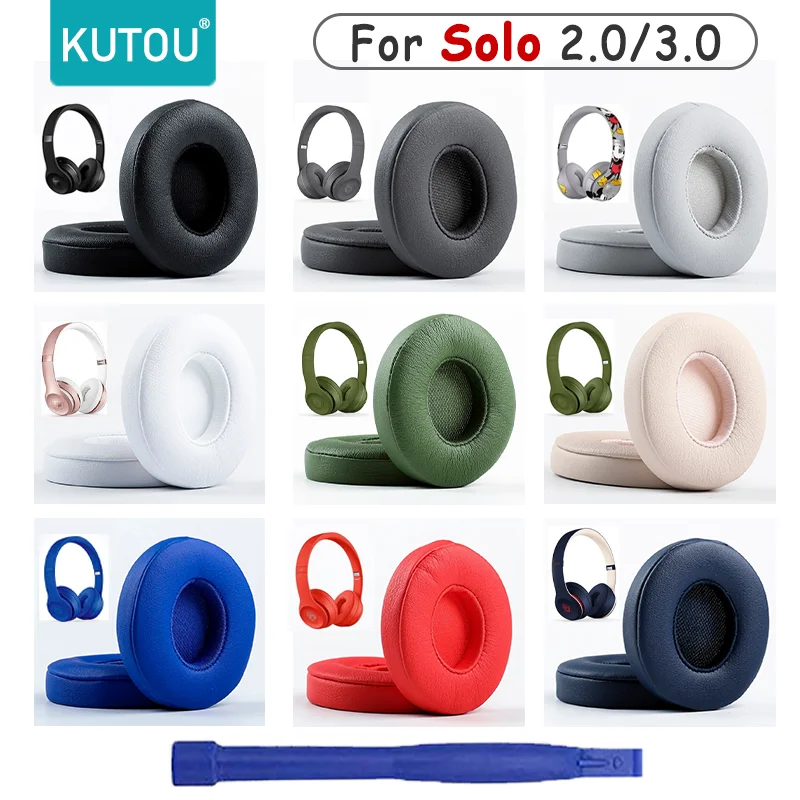 Sapphire Blue Earpads for Beats Solo 2 & 3 2 Sapphire Blue Earpads for Beats Solo 2 & 3 - Image 2