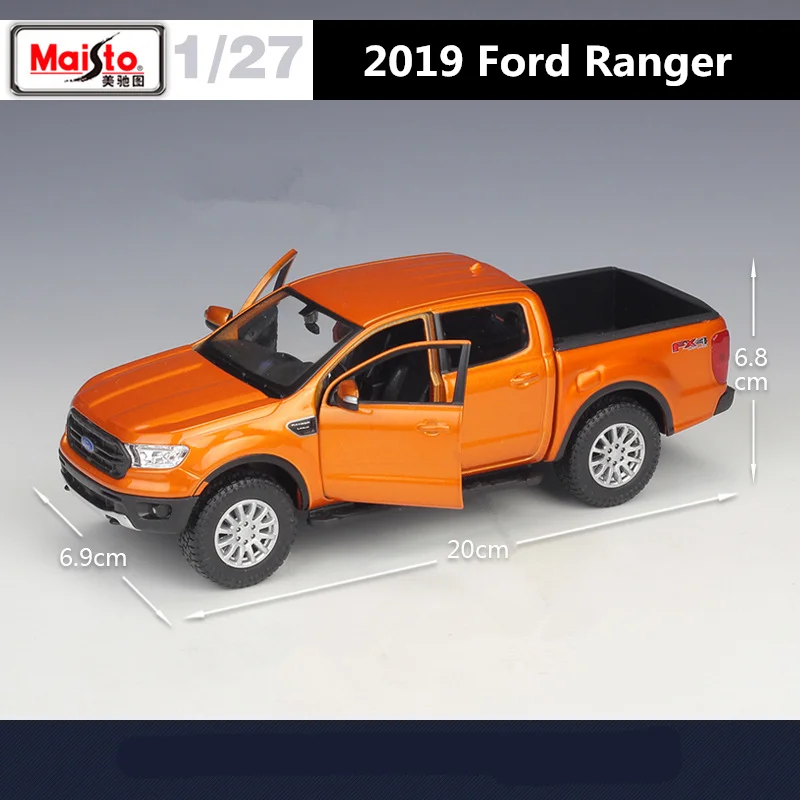 2019 Ford Ranger Diecast Model in Blue 3 2019 Ford Ranger Diecast Model in Blue - Image 3