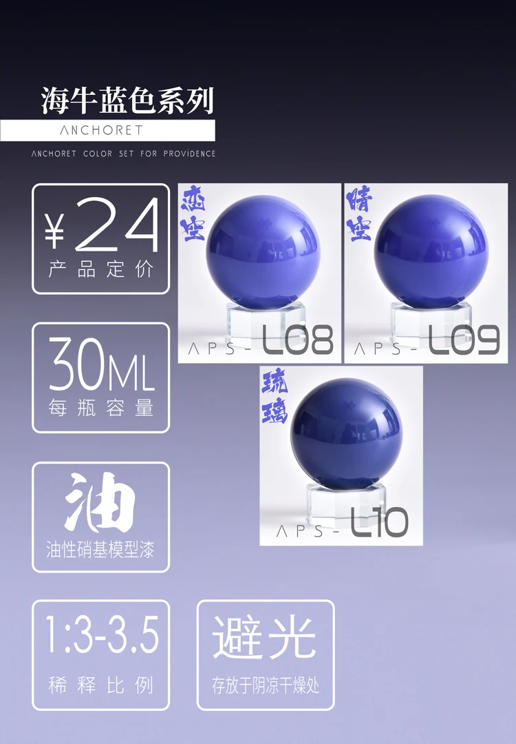 ANCHORET Model Paint 30ml Limited Manatee Color 6 ANCHORET Model Paint 30ml Limited Manatee Color - Image 6