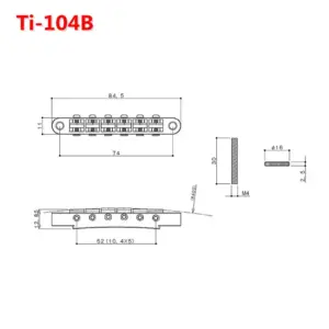 Gotoh Tune-O-Matic Electric Guitar Bridge Set 19 Se43d9f76896c4ac5beb9d2c9f566a58fv
