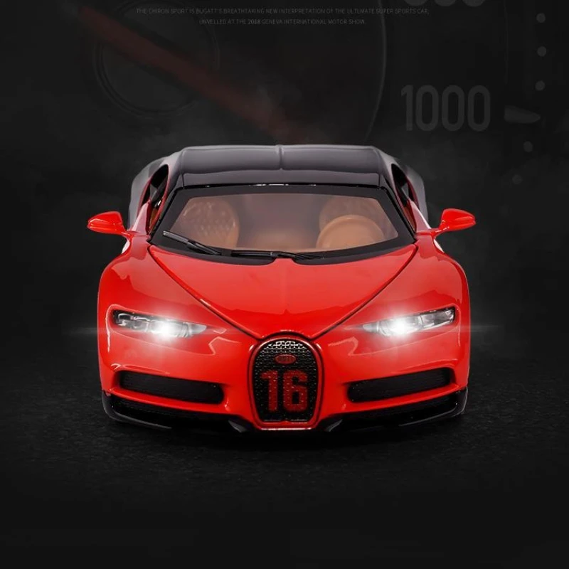 1:32 Scale Bugatti Chiron Alloy Model Car 3 1:32 Scale Bugatti Chiron Alloy Model Car - Image 3