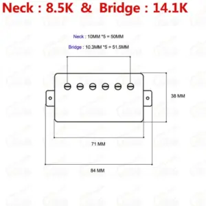 Alnico Humbucker Pickup Set for LP EPI Guitars 7 Se464035afa304797be072c5fc8f19f34C