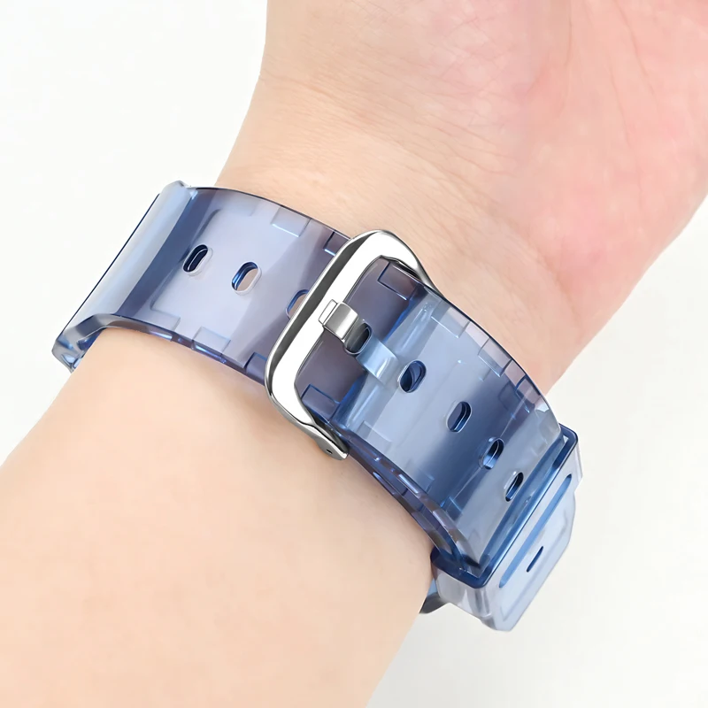 Transparent Purple Silicone Strap for G-Shock 7 Transparent Purple Silicone Strap for G-Shock - Image 7