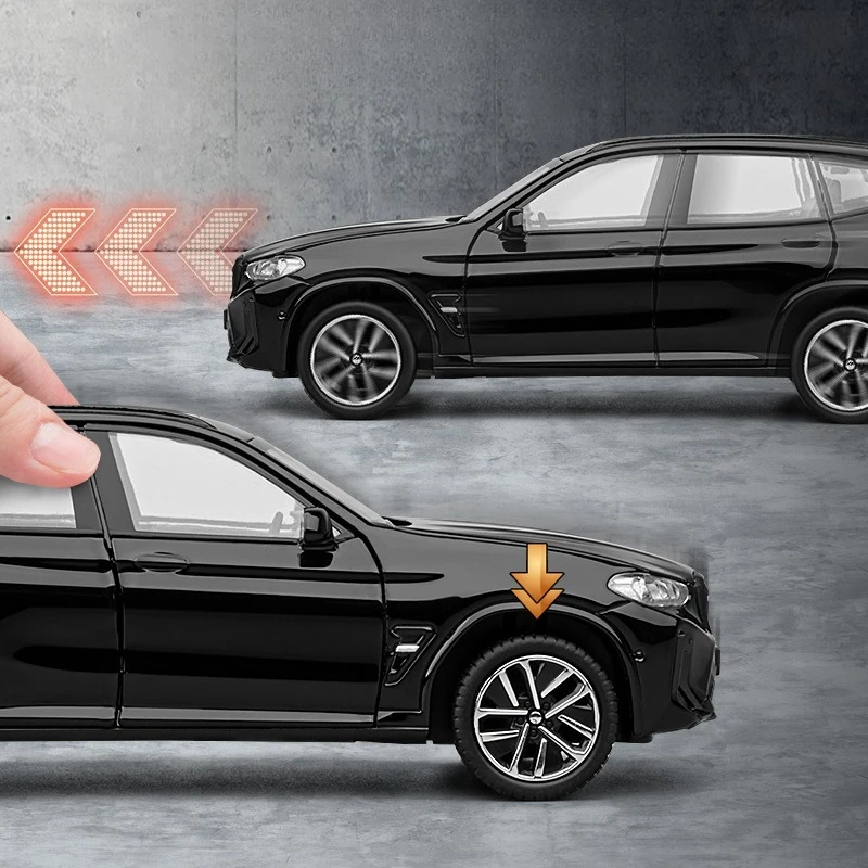BMW X3M 1:32 Scale Die-Cast Model in Black 4 BMW X3M 1:32 Scale Die-Cast Model in Black - Image 4