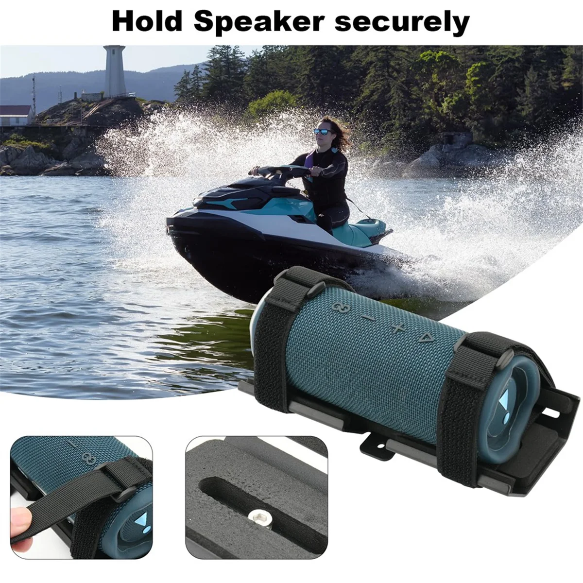 Portable Speaker Mount for Jet Ski and More 2 Portable Speaker Mount for Jet Ski and More - Image 2