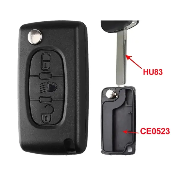 Flip Remote Key Shells for Citroen Peugeot - Image 10
