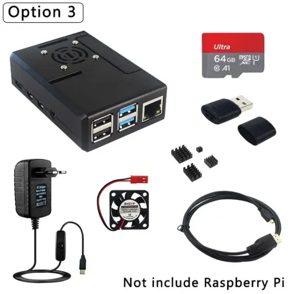 Raspberry Pi 4 Model B ABS Case Kit - Image 8