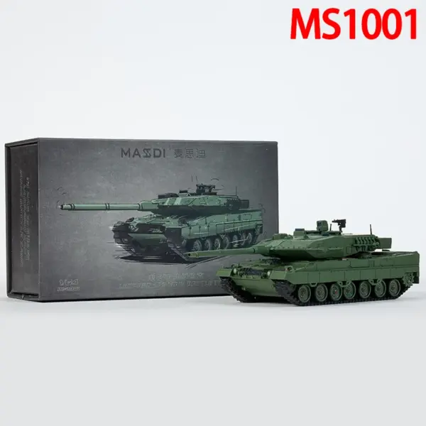 MASSDI 1/64 Scale Leopard 2A6 Tank Model - Image 6