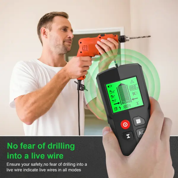 5-in-1 LCD Wall Detector Scanner HW-QB5 - Image 5