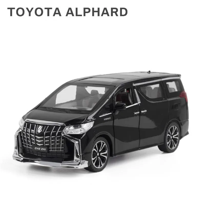 1:24 Scale White Toyota Alphard Die-Cast Model 8 1:24 Scale White Toyota Alphard Die-Cast Model - Image 8