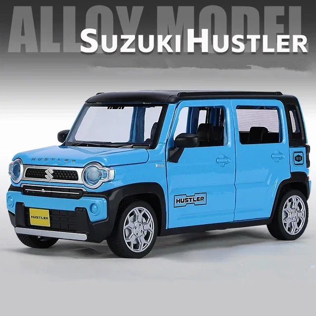 Suzuki Hustler Diecast Model SUV Blue 1:22 Scale 7 Suzuki Hustler Diecast Model SUV Blue 1:22 Scale - Image 7