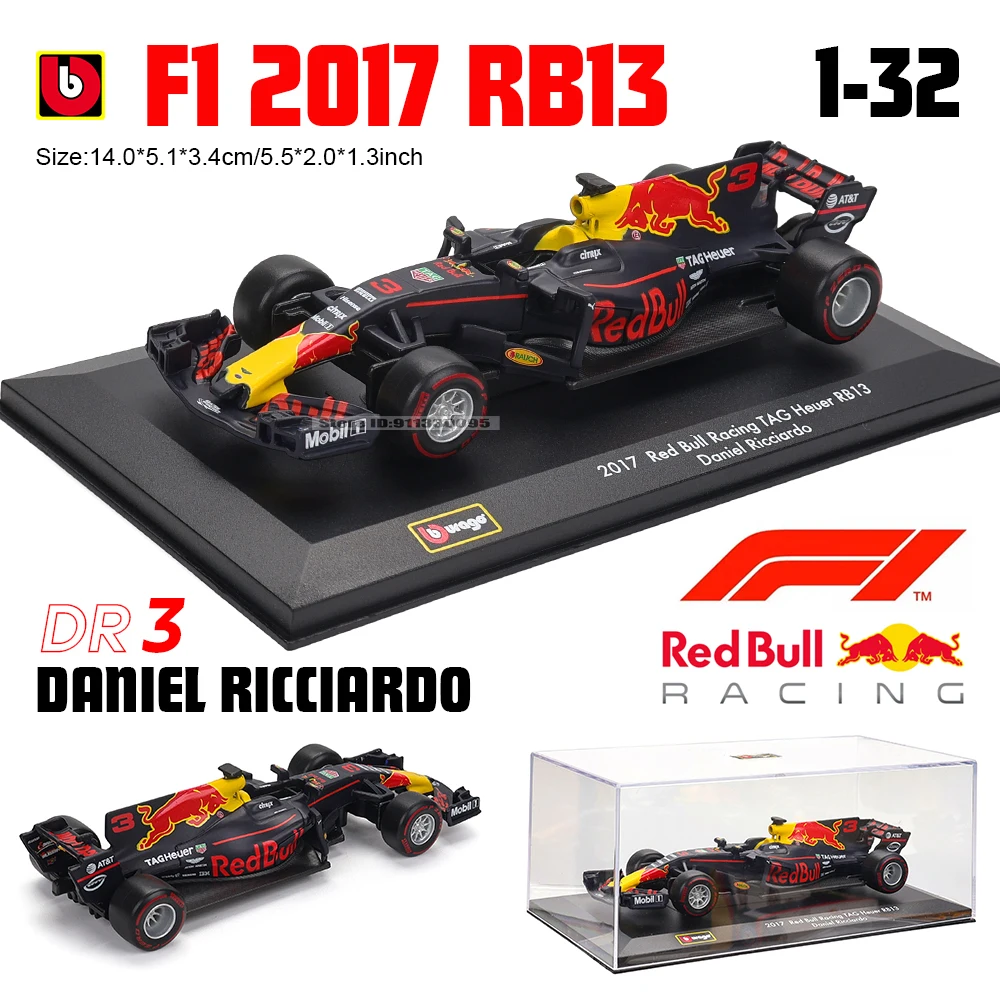 Bburago 1:32 Red Bull Racing RB13 Model Car 7 Bburago 1:32 Red Bull Racing RB13 Model Car - Image 7